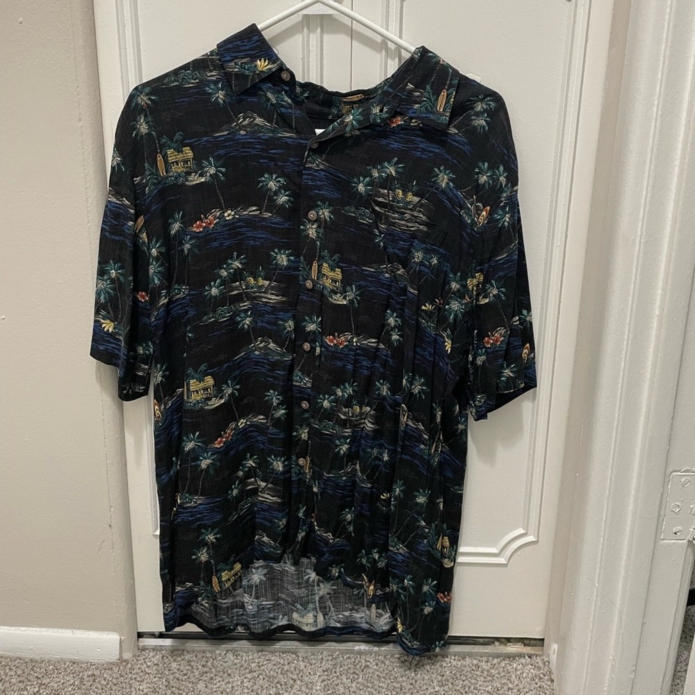 Hawaiian button up.